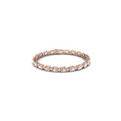 18.75 ctw Morganite & VS/SI Diamond Eternity Bracelet 10K Rose Gold