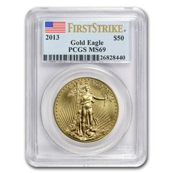 2013 1 oz Gold American Eagle MS-69 PCGS (FS)
