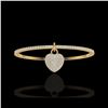 Image 1 : 3.50 ctw Eternity Micro Pave Diamond Eternity Bangle 14K Yellow Gold