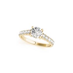 2.1 ctw Certified VS/SI Diamond Ring 18K Yellow Gold