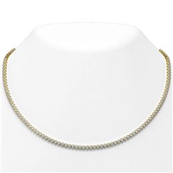 9 ctw Diamond Designer Necklace 18K Yellow Gold