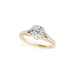 0.75 ctw Certified VS/SI Diamond Ring 18K Yellow Gold