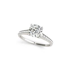 1.5 ctw Certified VS/SI Diamond Ring 18K White Gold