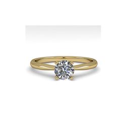 .54 ctw VS/SI Diamond Engagement Designer Ring 18K Yellow Gold