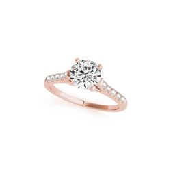 1.2 ctw Certified VS/SI Diamond Ring 18K Rose Gold