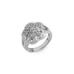 1.50 ctw Yellow Sapphire & Diamond Ring 14K White Gold