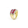 Image 2 : 2.50 ctw Ruby & Diamond Ring 14K Yellow Gold