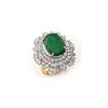 Image 1 : 11.65 ctw Emerald & Diamond Ring 14K Yellow Gold