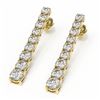 Image 1 : 7 ctw Diamond Designer Earrings 18K Yellow Gold