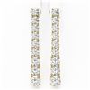 Image 2 : 7 ctw Diamond Designer Earrings 18K Yellow Gold