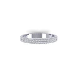 1.75 ctw Certified VS/SI Diamond Micro Eternity Ring 14K White Gold
