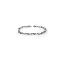 5.0 ctw Tanzanite Bracelet 14K White Gold