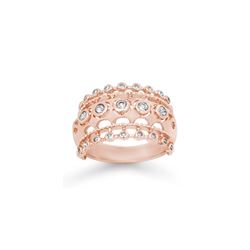 0.83 ctw Certified Diamond Ring 14K Rose Gold