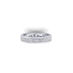 1.33 ctw VS/SI Diamond Eternity Band Men's 18K White Gold