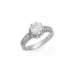 1.75 ctw Certified VS/SI Diamond Solitaire Ring 18K White Gold