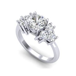 2.1 ctw VS/SI Diamond Solitaire Ring 18K White Gold