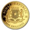 Image 2 : 2018 Somalia 1 oz Gold African Elephant BU