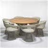 Image 1 : Warren Platner.  dining set.  Knoll.  U