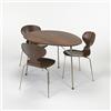 Image 1 : Arne Jacobsen.  Ant dining set, table m