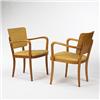 Image 1 : Alvar Aalto (attribution).  chairs, pair.  Finland, 1