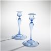 Image 1 : Venini or Pauly & C. Soffiati candlesticks, pair.  