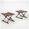 Image 1 : Poul Hundevad.  stools, pair.  Poul Hun