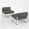 Image 1 : Harvey Probber.  lounge chairs, pair.  