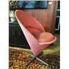 Image 2 : Mid-Century Cone Chair, Pink