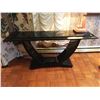 Black Lacquered Art Modern Table
