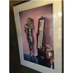 Modern Art: Blind Salamander Technographic Print