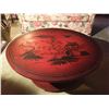 Image 1 : Asian Lacquered Round Coffee Table