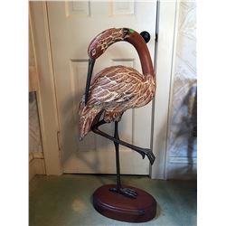 Wooden Carved Stork