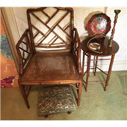 Bamboo Chair and Table