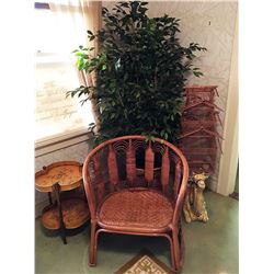 Bamboo Chair, Garden Seat, Bird Cage