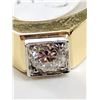 Image 2 : 14k Men's Solitaire Diamond Ring
