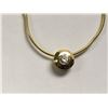 Image 2 : 14k Diamond Solitaire Necklace
