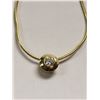 Image 3 : 14k Diamond Solitaire Necklace