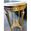 Image 2 : Gold Gilt Marble Top Table