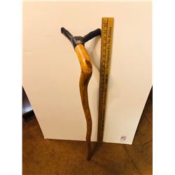 Folk Art Hand Carved Walking Stick