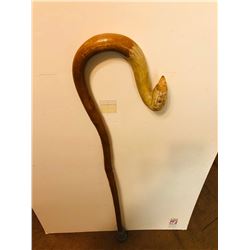 Fold Art Hand Carved Walking Stick