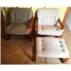 Image 1 : Everest Mid-Century Modern Chairs and Ottoman
