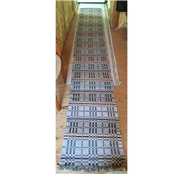 Hand Woven Mid-Century Modern Runner, Sweden