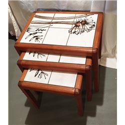 Mid-Century Modern Danish Nesting Tables