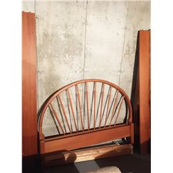 Mid-Century Danish Teak Headboard and Footboard