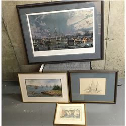 4 Nautical Art Pieces