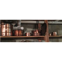 Antique Swedish Copper Pots