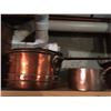 Image 2 : Antique Swedish Copper Pots