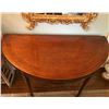 Image 2 : 2 Matching English Demilune Tables