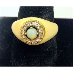 18kt Gold Vintage Diamond Ring