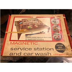 Vintage Magnetic Service Station and Car Wash